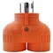 Ac Works Plug Adapter, L14-30R, L14-30P, L14-30P, L14-30P, 0 ft., Orange ADVL1430L1430 - alternate 5